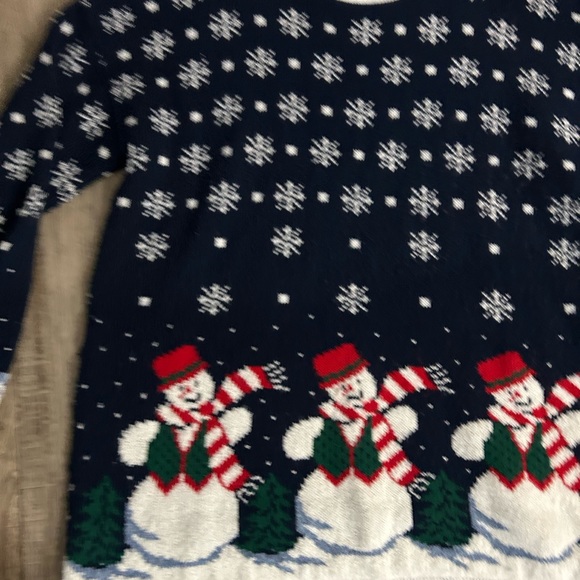 Nutcracker Ugly Christmas Sweater Snowman Snowflakes Women - Picture 3 of 6